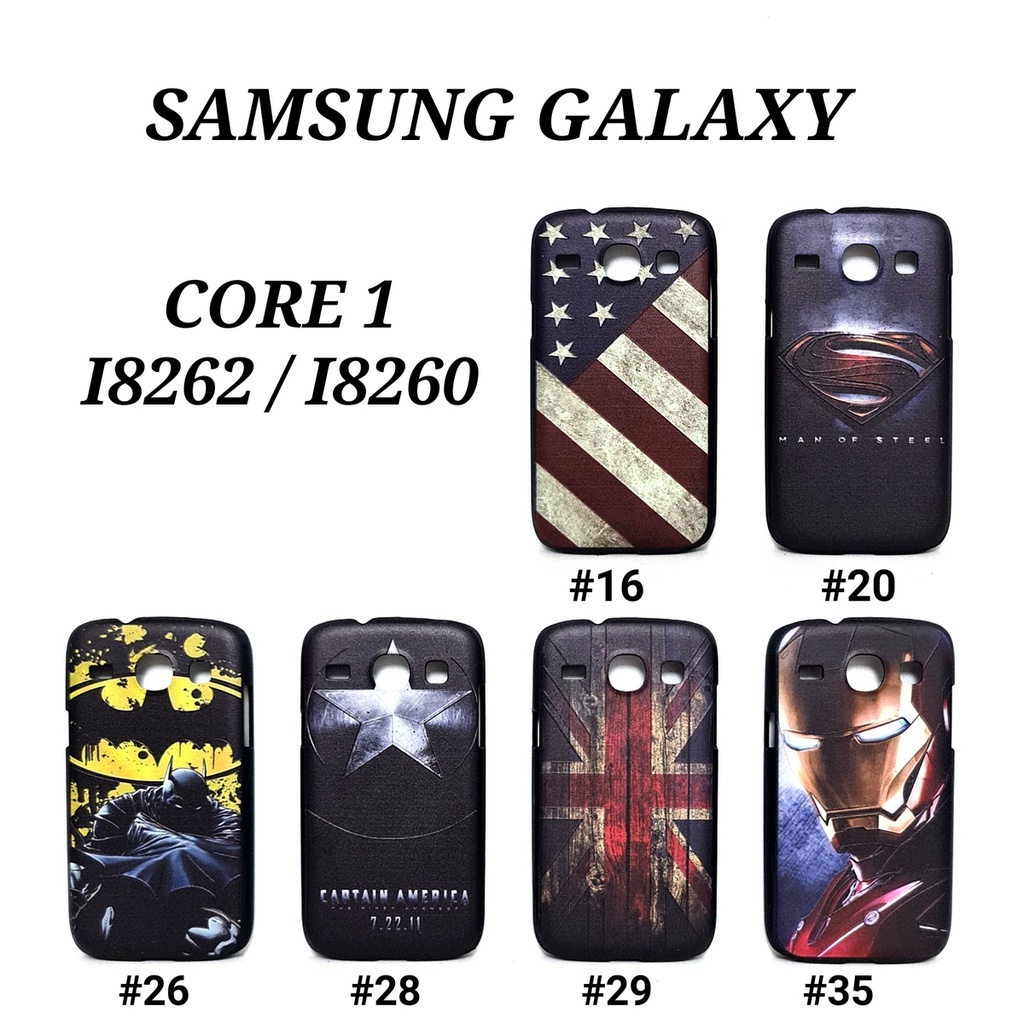 SAMSUNG GALAXY C9 PRO ACE 3 CORE 1 CORE 2 MEGA 5.8  MEGA 6.3 - MAN HARD CASE Marvel Super Hero