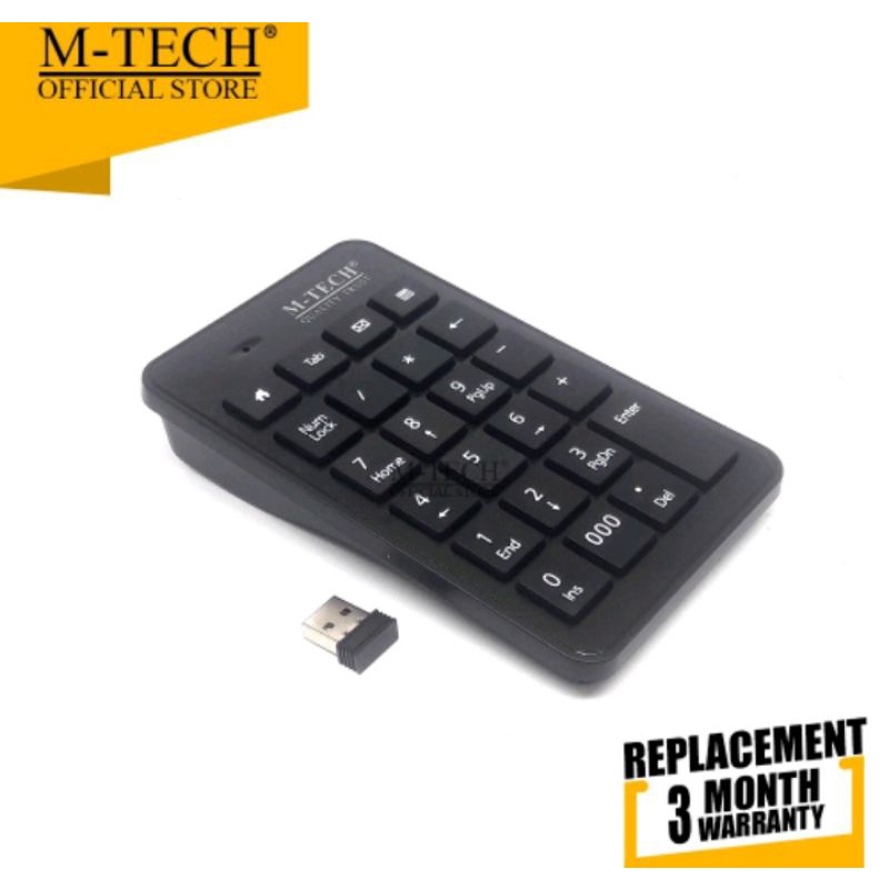 M-Tech keyboard Numerik Wireless nomer kasir