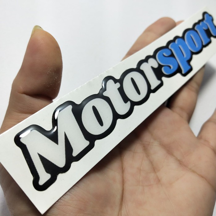 

stiker motorsport biru