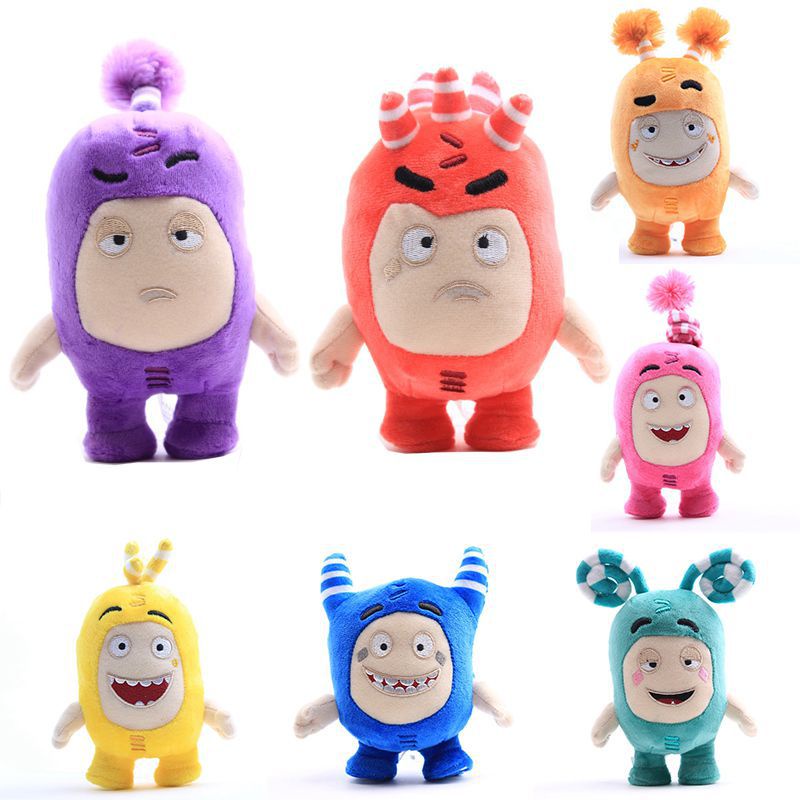 Oddbods 23cm Plush Soft Cuddly Toy Newt Bubbles Pogo Zee Jeff Fuse Slick Plush