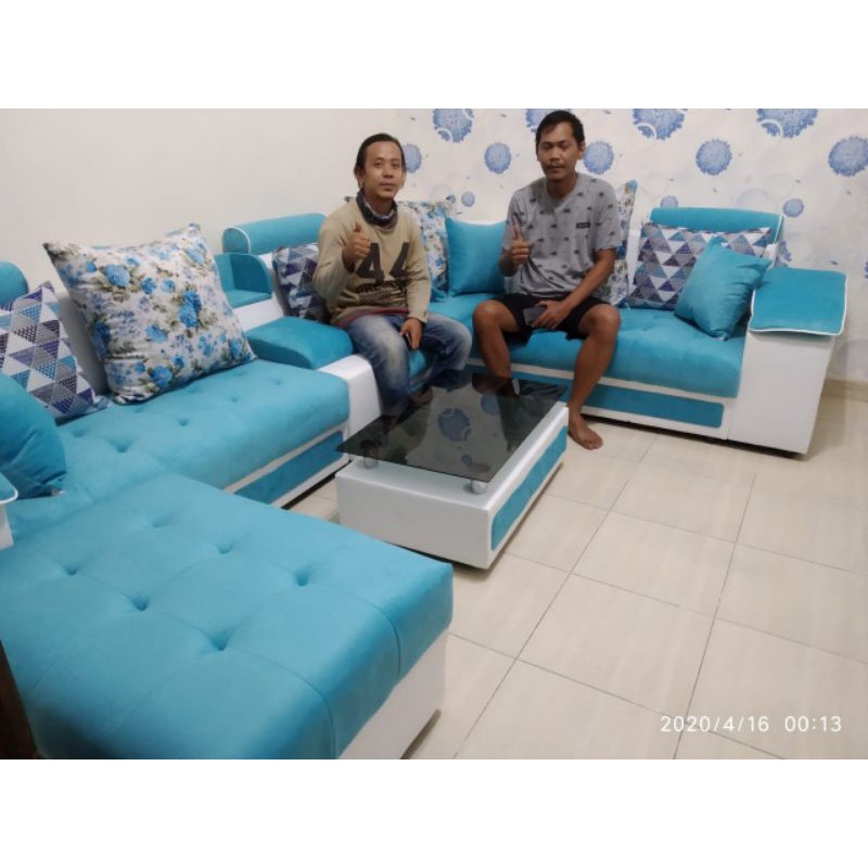 SOFA MODERN SOFA RUANG KELUARGA SOFA LETTER U SOFA MODEL U SOFA RUANG TAMU SOFA MINIMALIS