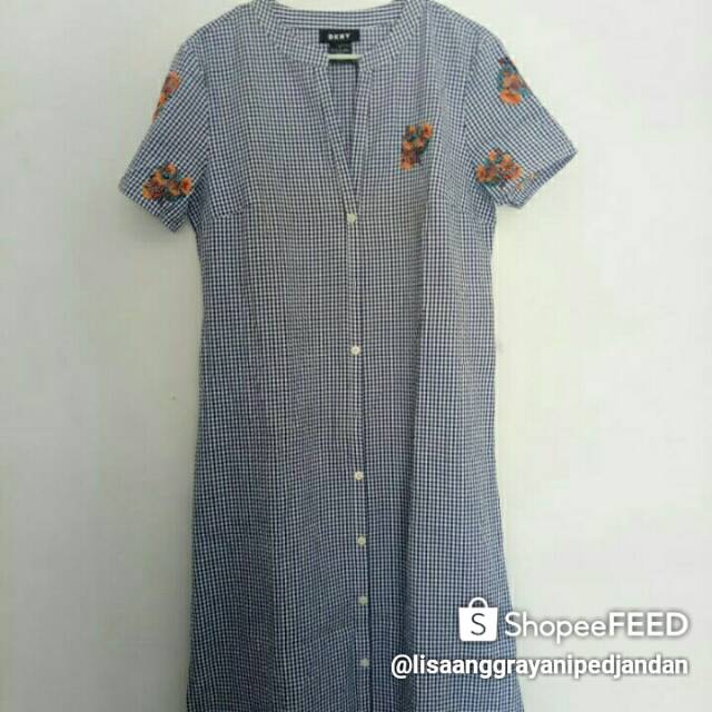 Termurah Dress Flower ORIGINAL DKNY.
