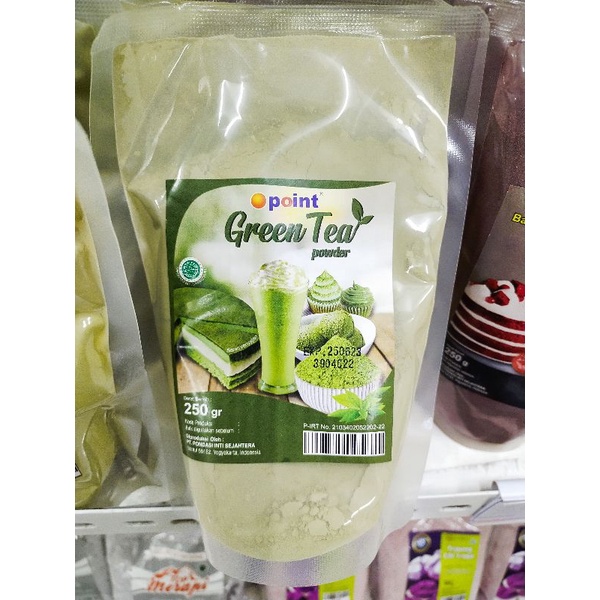 

Point Green Tea Powder 250gr / Bubuk Teh Hijau Green Tea