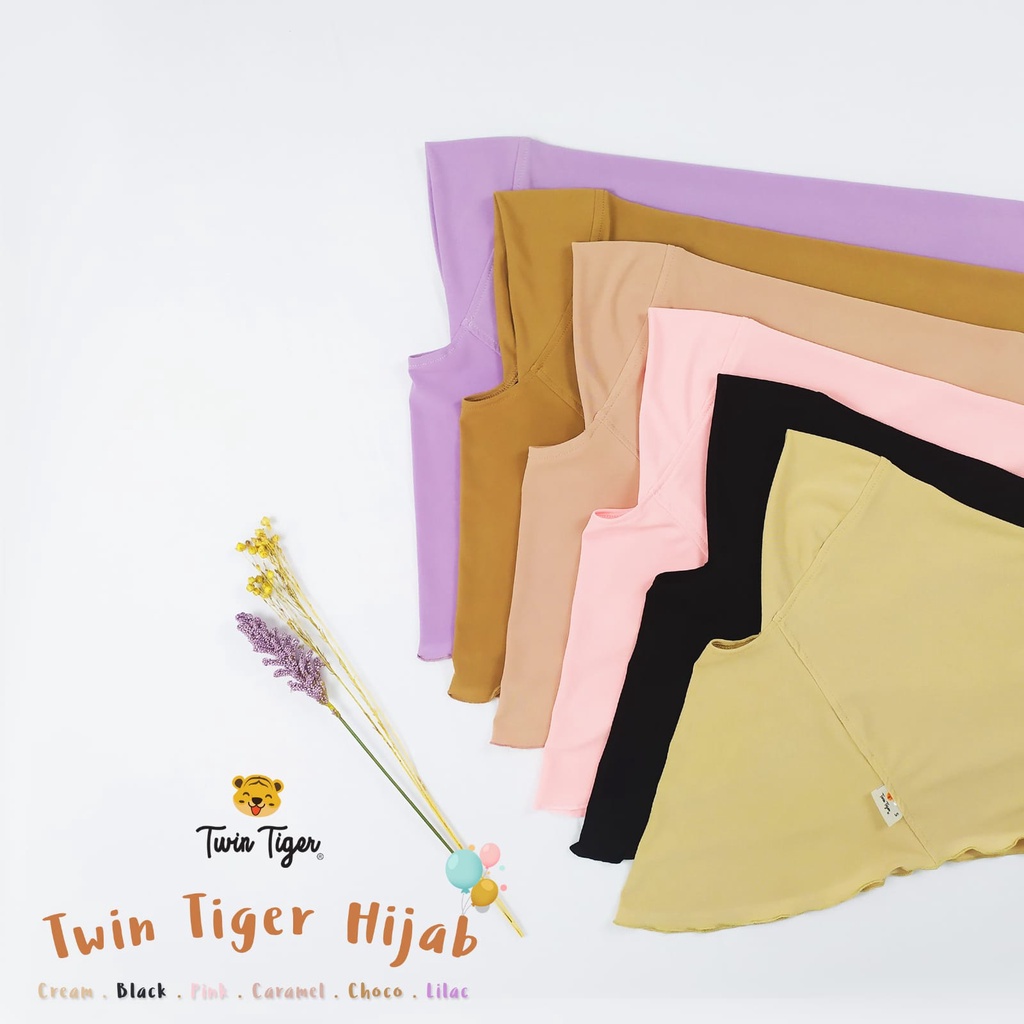 TWIN TIGER HIJAB anak INSTANT HIJAB BAYI INSTANT HIJAB BAYI JILBAB BAYI HIJAB BAYI SNI 0-6 Tahun