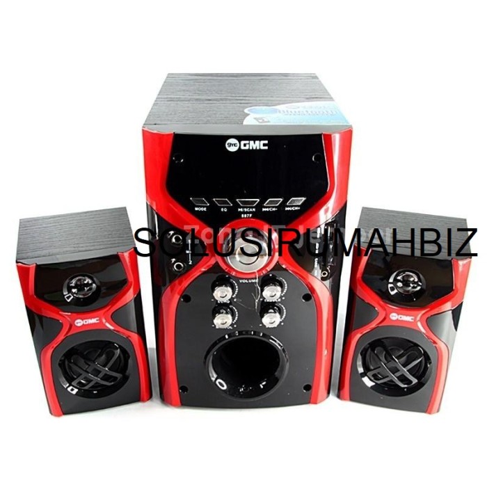 speaker GMC 887F BT Usb SD card fm radio mic karaoke 887 F SOUND