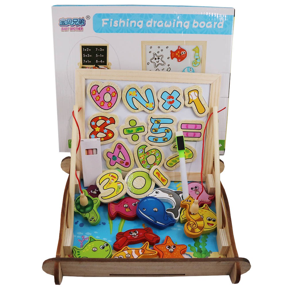 Papan Tulis Gambar Dan Pancing - Fishing Drawing Board