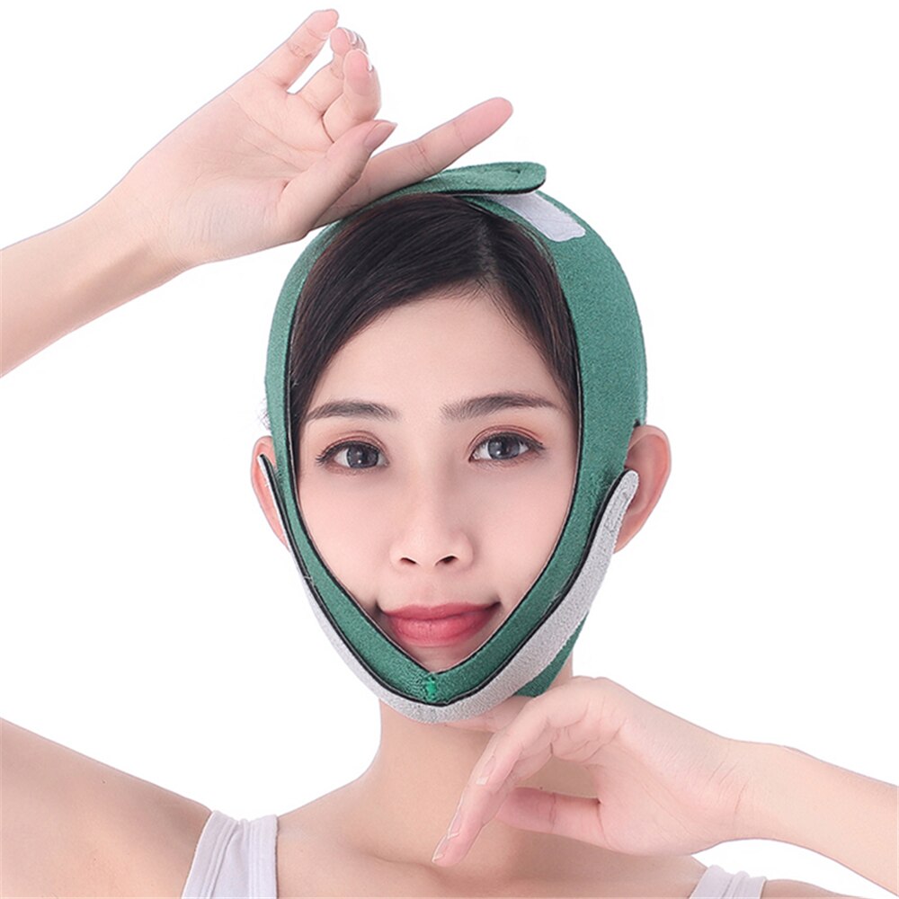 Baru 2generasi Graphene Pelangsing Wajah Tali Pengangkat Dagu V Masker Facial lift Stiker Perban Untuk Wajah Sabuk Anti Selulit