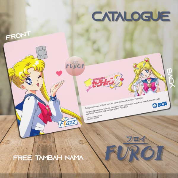 Custom Flazz BCA | Custom Emoney Mandiri | Sailor Moon | Usagi Heart