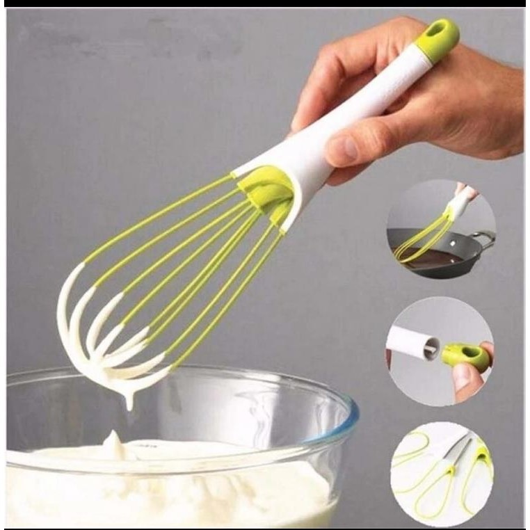 Alat Pengocok Telur Lipat - Egg Whisk - Hand Mixer Lipat !!