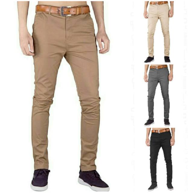POPULER Celana  Chino  Bahan Adem Nyaman Cocok Buat  Musim 