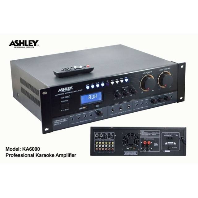 Jual Amplifier Karaoke Ashley KA 6000 ORIGINAL Shopee Indonesia