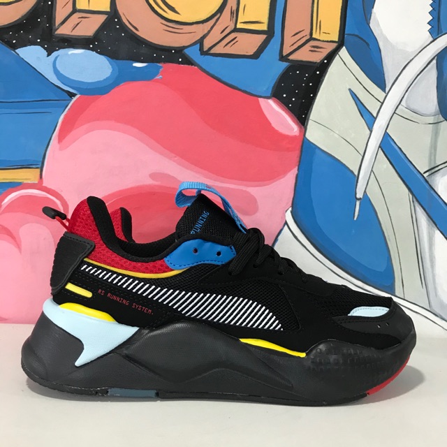 puma rsx black purple