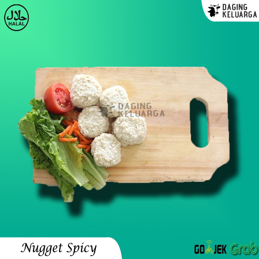 

NUGGET SPICY CHIKEN / PER PACK 15 PCS / PREMIUM QUALITY