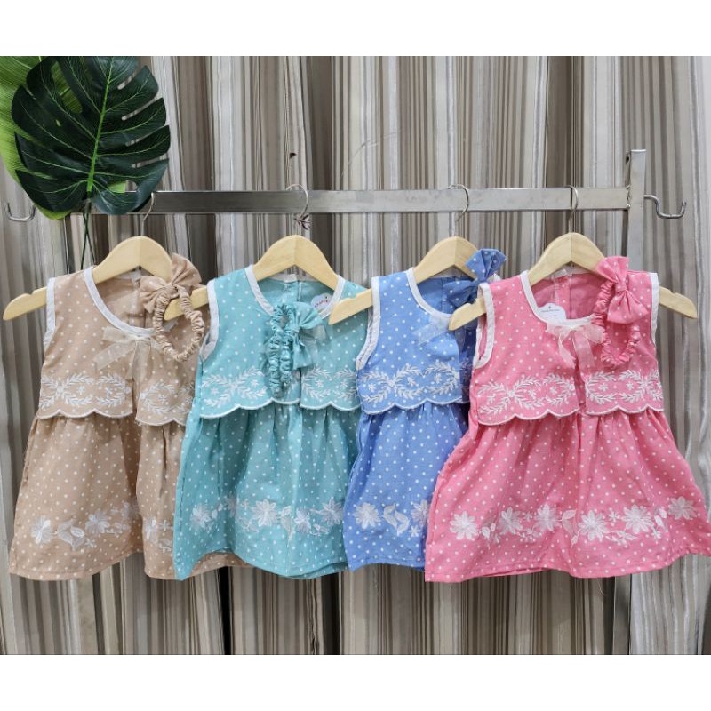 baju bayi perempuan set dres baby girl