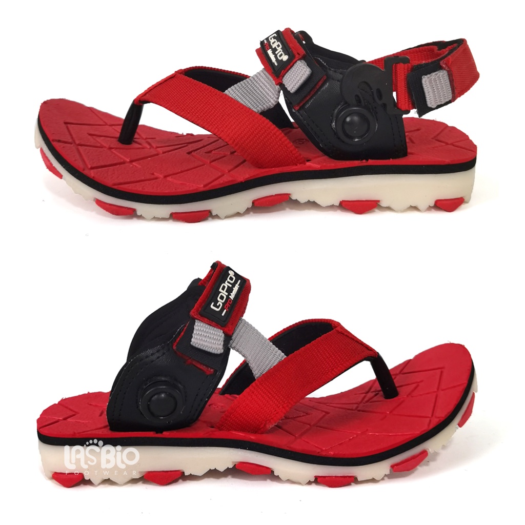 GoPro Sepatu Sandal Gunung Jepit 2in1 Anak Remaja Tanggung Unisex Cowok Cewek