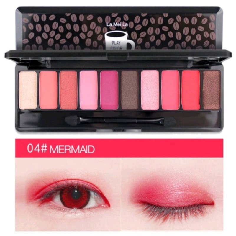 LAMEILA Eyeshadow Play Color Eyes 10 Warna Color Eye Shadow