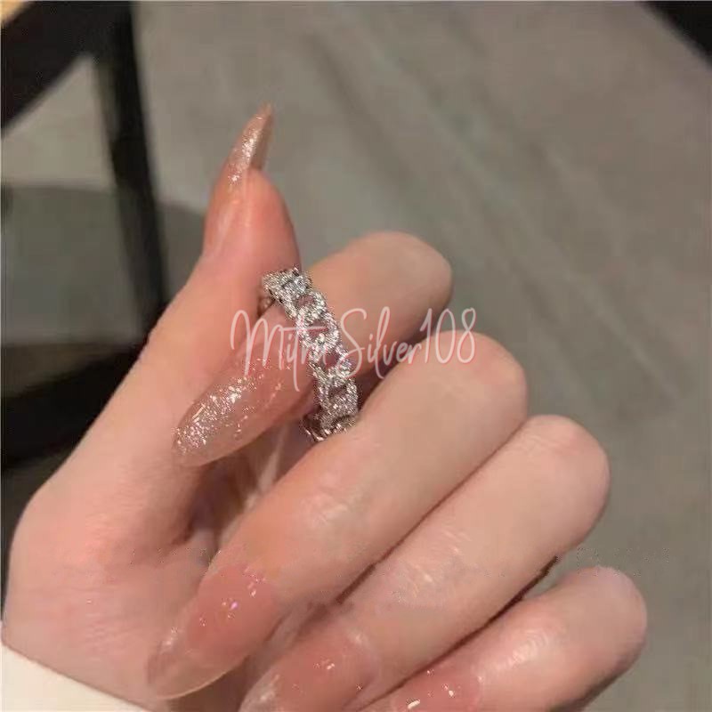 Cincin Wanita Fashion Korea Adjustable Model Terbuka Aksesoris Ring Jewelry CC 02