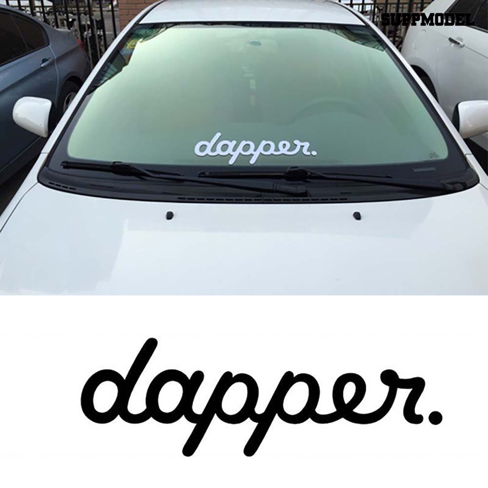 Stiker Tulisan Dapper Reflektif Untuk Dekorasi Body Mobil