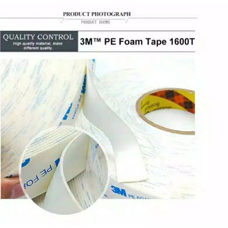 DOUBLE TAPE 3M LEBAR 2 CM PANJANG 4,5 METER