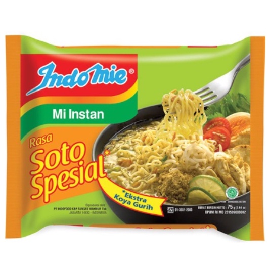 

INDOMIE SOTO SPECIAL 75 GR (13 pcs - 1 kilogram)