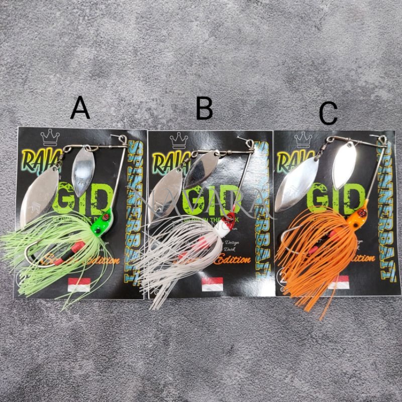 Spinner bait raja lure spesial edition GID 22GRM