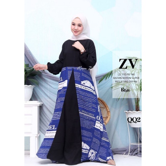 Gamis Rayon Super Zv Fashion