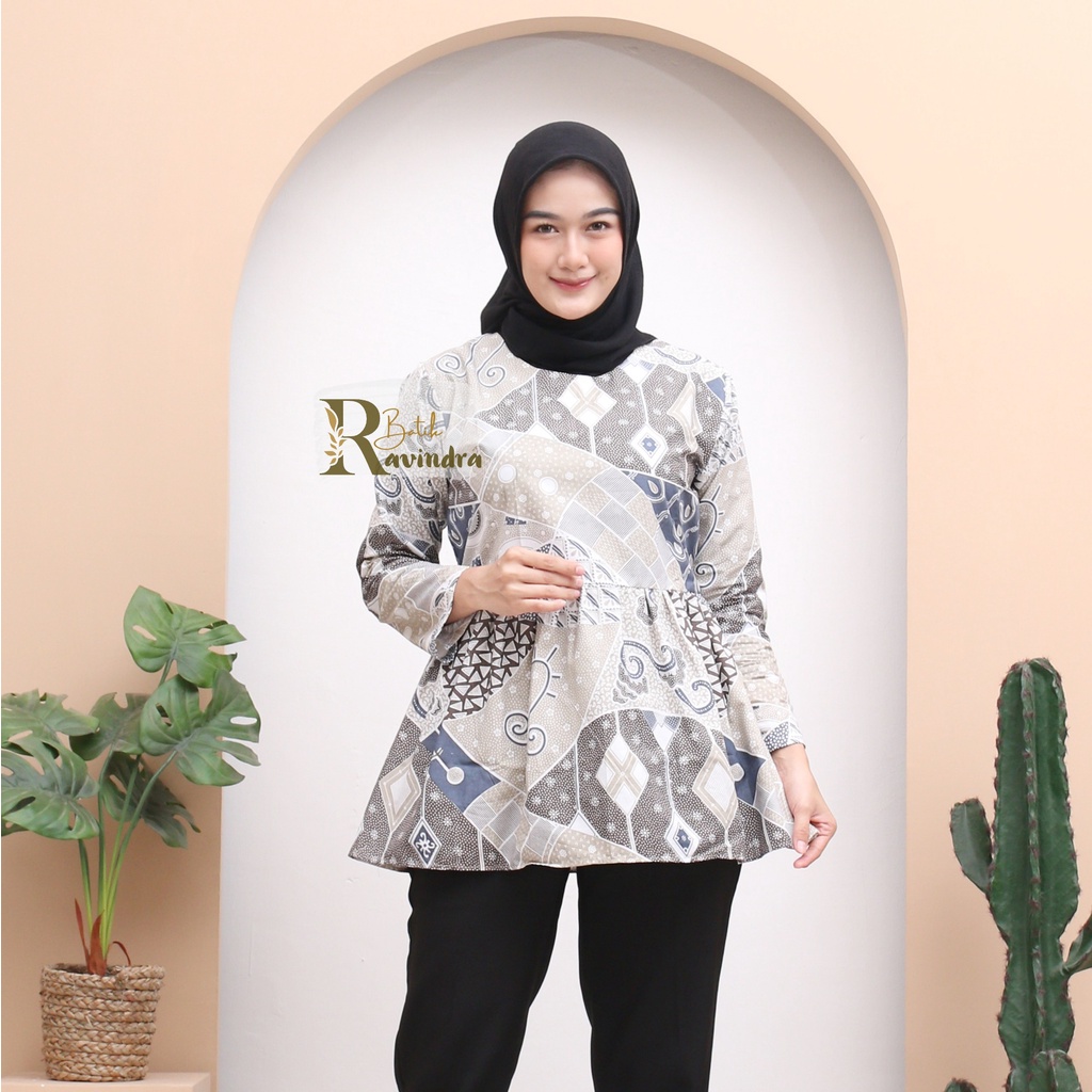 Blouse Batik Ruffle