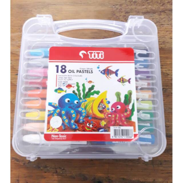 

Crayon Titi Oil Pastel 12/18/24/36 Warna
