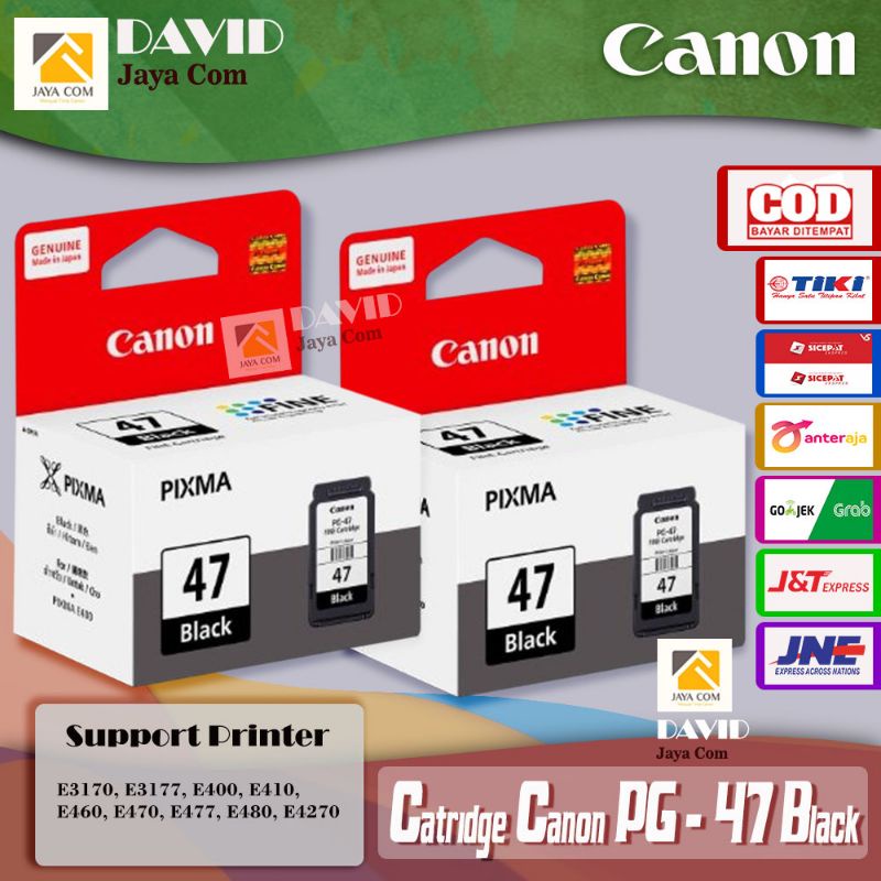 Catridge Tinta Canon 47 Black Original