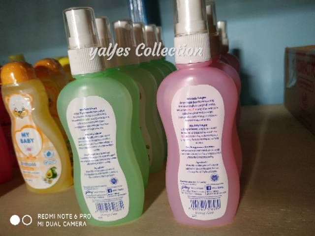 Mitu cologne 100 ml fresh green sweet pink sprai parfum parfume bayi balita remaja mittu