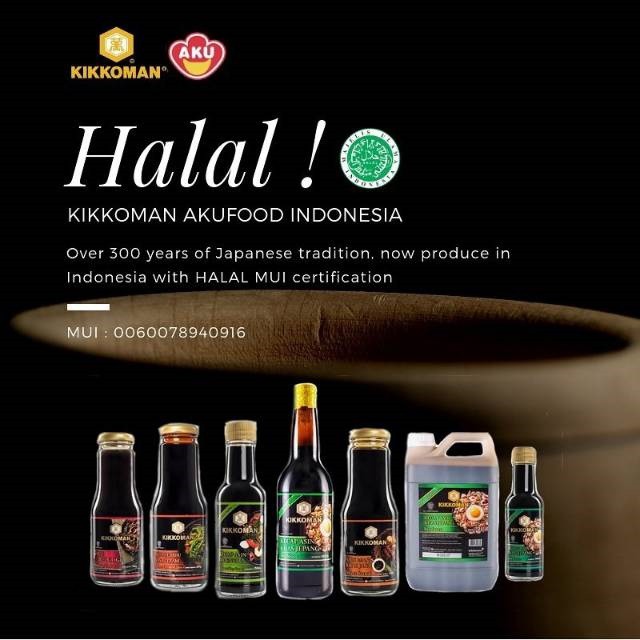 KIKKOMAN - SEMUA VARIAN KECAP SAUS HALAL (ASIN/BBQ/TERIYAKI/BULGOGI/GOCHUJANG/CUKA/IKAN/TIRAM)