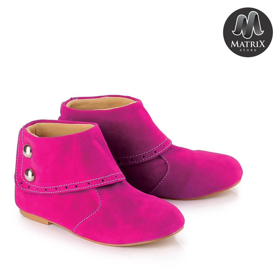 Sepatu Boot Cantik Anak Perempuan Warna Pink - Sepatu Boot Anak Perempuan Trendy - Sepatu Anak