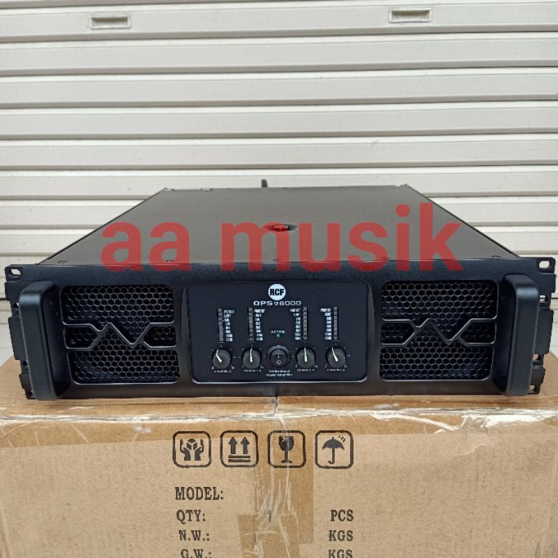 POWER AMPLI 4 CHANNEL RCF QPS98000 BEST QUALITY 4x1800 WATT QPS 98000
