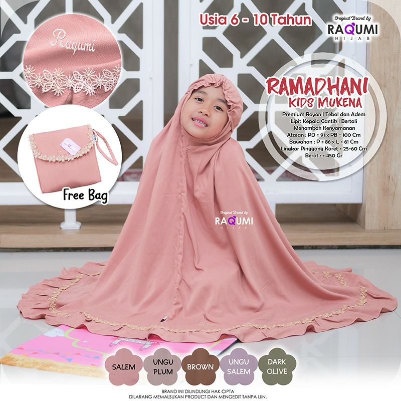 Mukena Raqumi Ramadhani Kids Mukena
