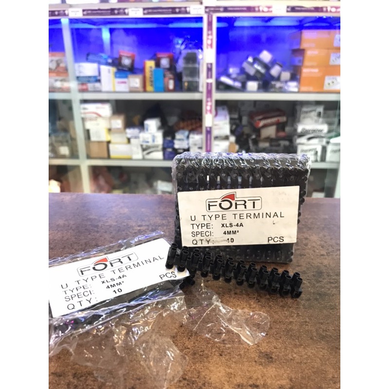 TERMINAL BLOK 4mm FORT XLS 4A TERMINAL KABEL LISTRIK