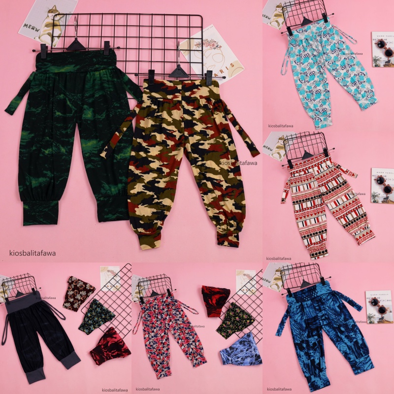 Aladin Carlissa uk 5-6 Tahun / Celana Panjang Anak Perempuan Murah Pants Motif Bunga