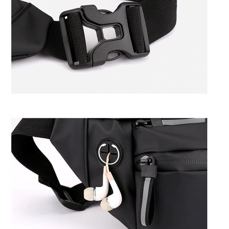 Q6Y3 Tas Selempang Waistbag Tas Slempang Waist Bag Waisbag Waitsbag Weistbag Weisbag Pria Waterproof