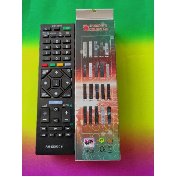 Remote TV LED LCD SONY langsung pakai tombol empuk