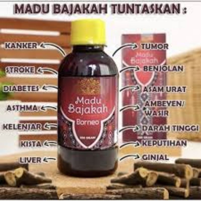 Madu Bajakah Borneo Teuku wisnu Asli 100% Benjolan Kanker Tumor Diabetes Kolesterol