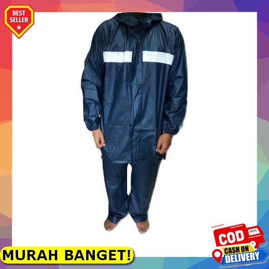Jas Hujan Pria Wanita Mantel Hujan Jumbo Big Size Pria Wanita - Ukuran Xxxl Tersedia Banyak Warna Ja