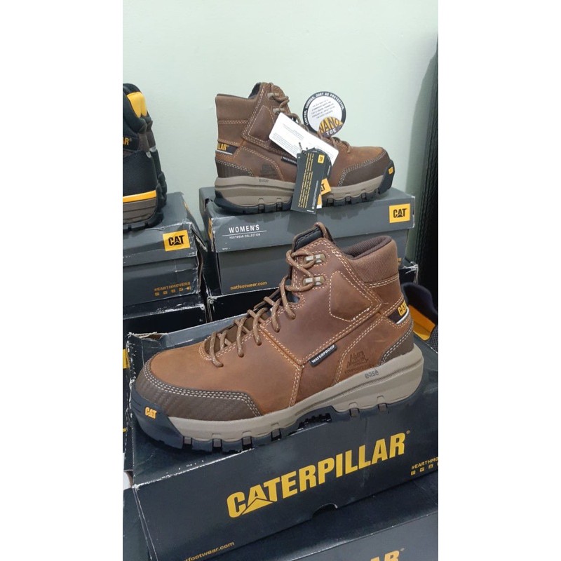Device CT waterproof sepatu caterpillar asli
