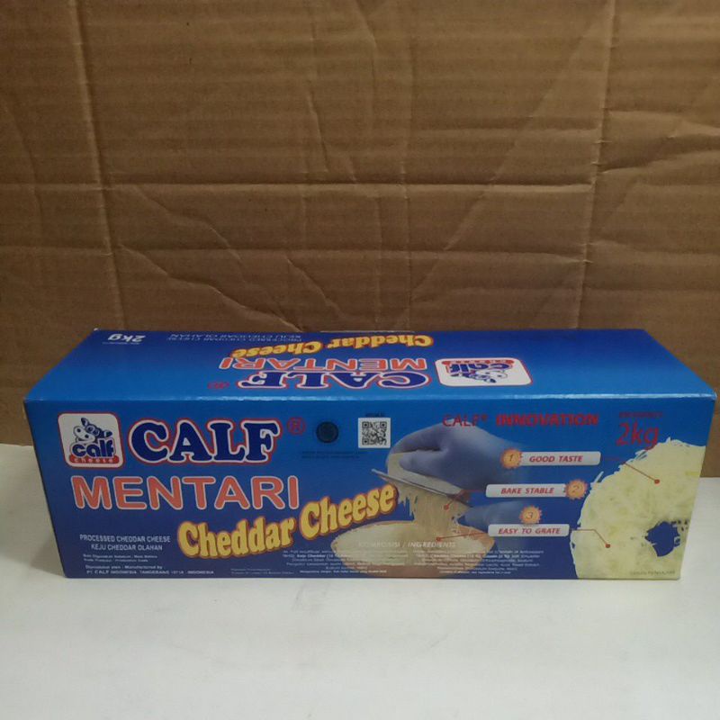 

Calf Cheese Mentari Keju Cheddar 2 kg