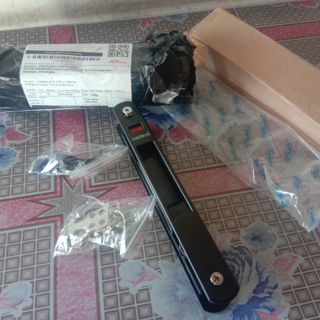 Kunci Pintu Sliding / Geser Ra6 Mikota Dekson / Dekkson Handle Tanam Pintu Aluminium Kaca