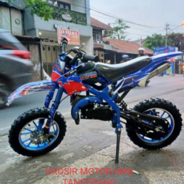 MOTOR MEDIUM TRAIL MT 2 WATER PRINTING 50CC MESIN 2 TAK~MOTOR MINI-MOTOR CROSS-MAINAN MOTOR ANAK