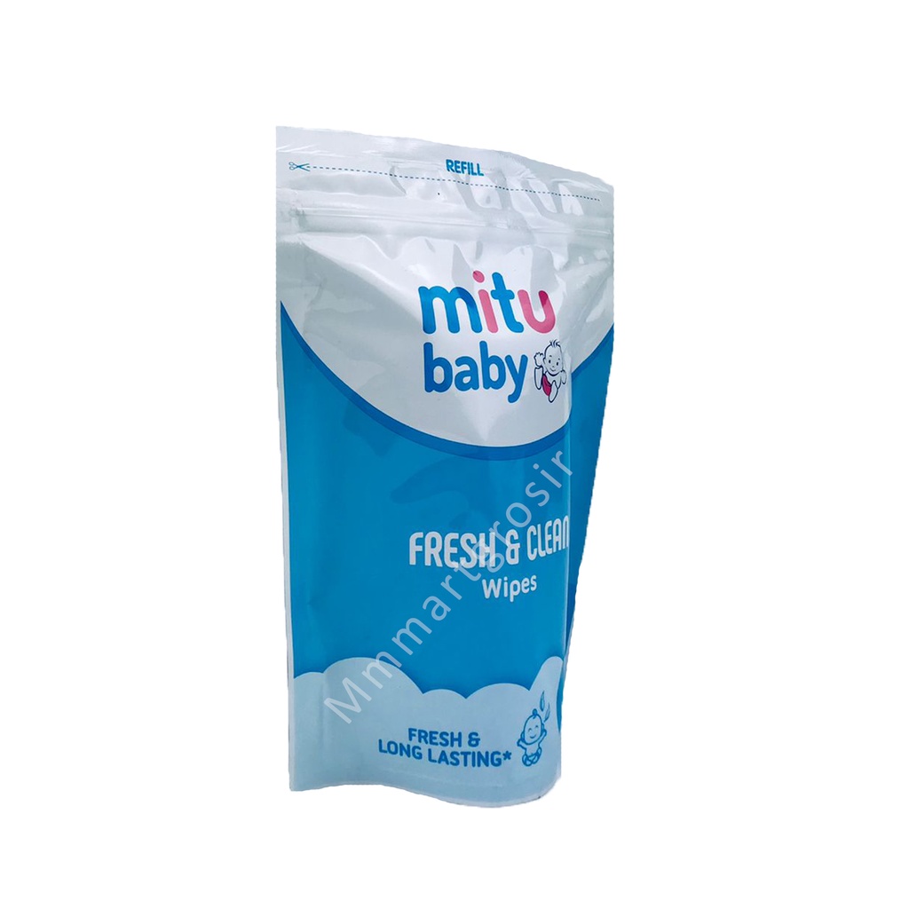 Mitu Baby / Fresh &amp; Clean Wipes / Tissue Basah / 60Sheets