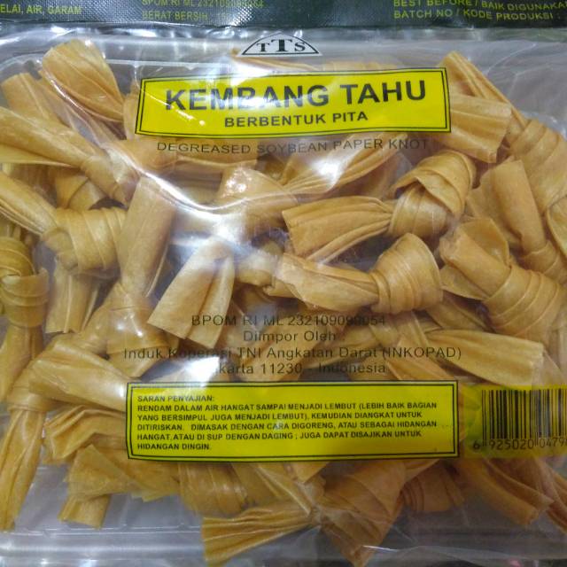 

Kembang tahu pita TTS Brand 150g REMUK TANGGUNG SENDIRI NO KOMPLAIN/NEGATIF REVIEW