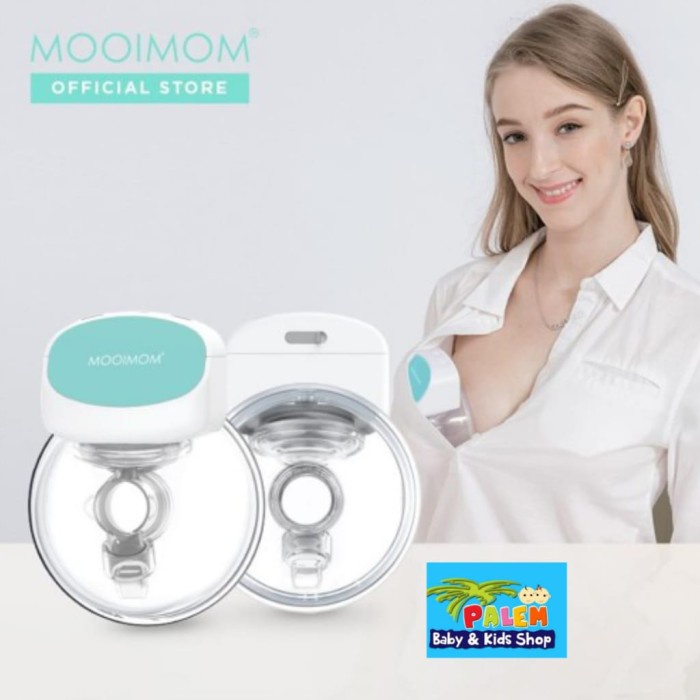 Mooimom Handsfree Electric Breastpump/pompa asi elektrik A02823