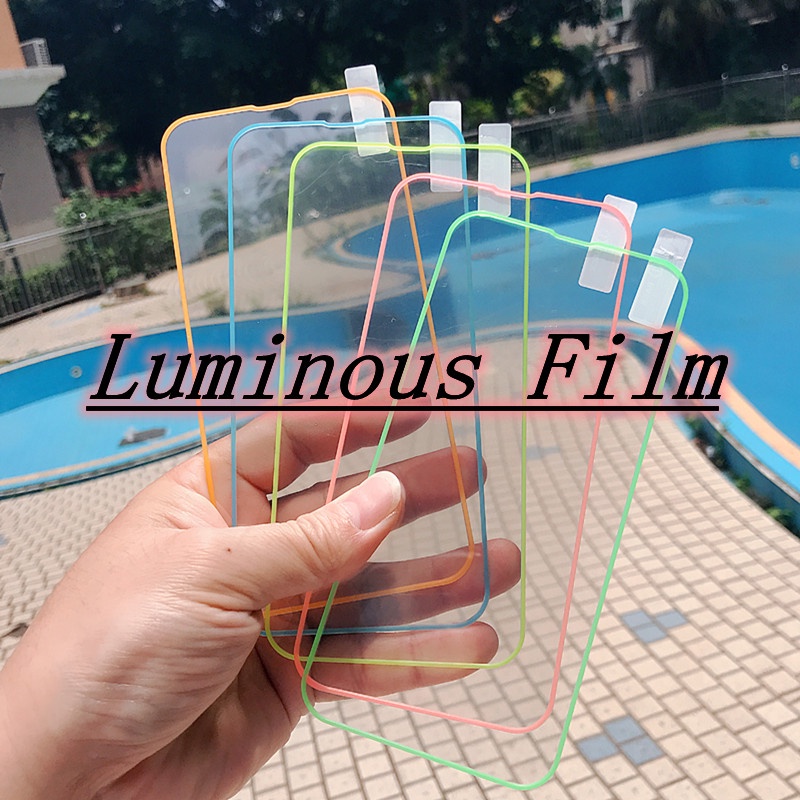 Pelindung Layar Tempered Glass HD Luminous Untuk IPhone 13 12 11 Pro MAX X XR XS MAX 6 6S 7 8 PLUS SE 2020