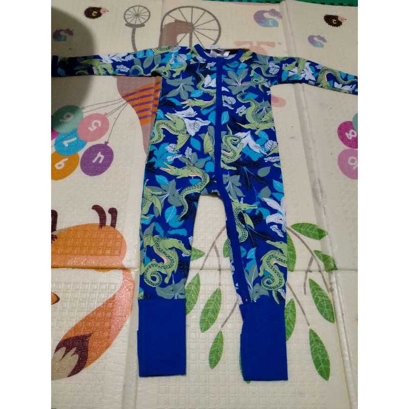 New With Tag Bonds Wondersuilt Sleepsuit New Sleepsuit Bonds Baby Blue Dragon Sleepsuit Bonds Baby