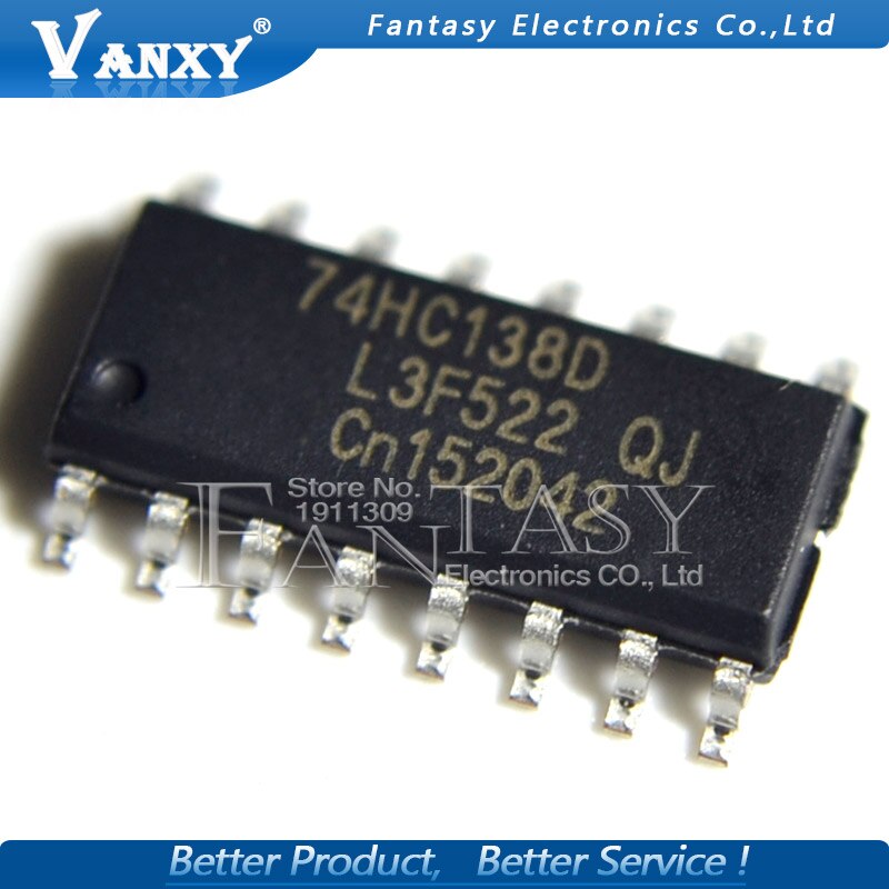 (Ready Stock) 10PCS 74HC138D SOP16 74HC138 SOP SN74HC138DR SMD Baru Dan original IC